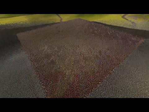 Spartan Square Formation vs Persian Army - UEBS 2 | Ultimate Epic Battle Simulator 2