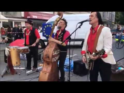 Straßenkonzert, München, Schwabing, Benjamin David, Band, Dr. Will & the Wizards, abtanzen,