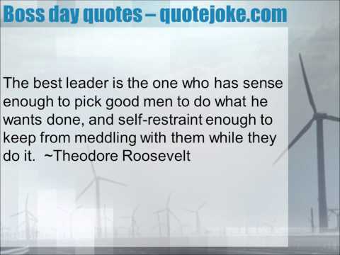 Humorous Boss Day Quotes