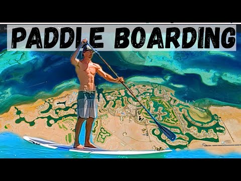 Exploring El Gouna, Egypt by paddle board!!