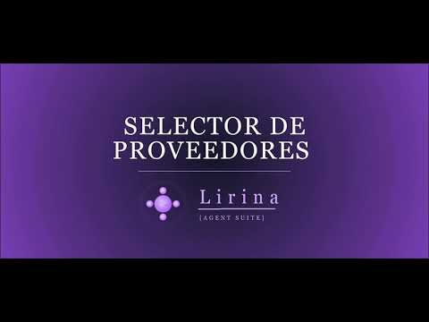 Selector de Proveedores en acción
