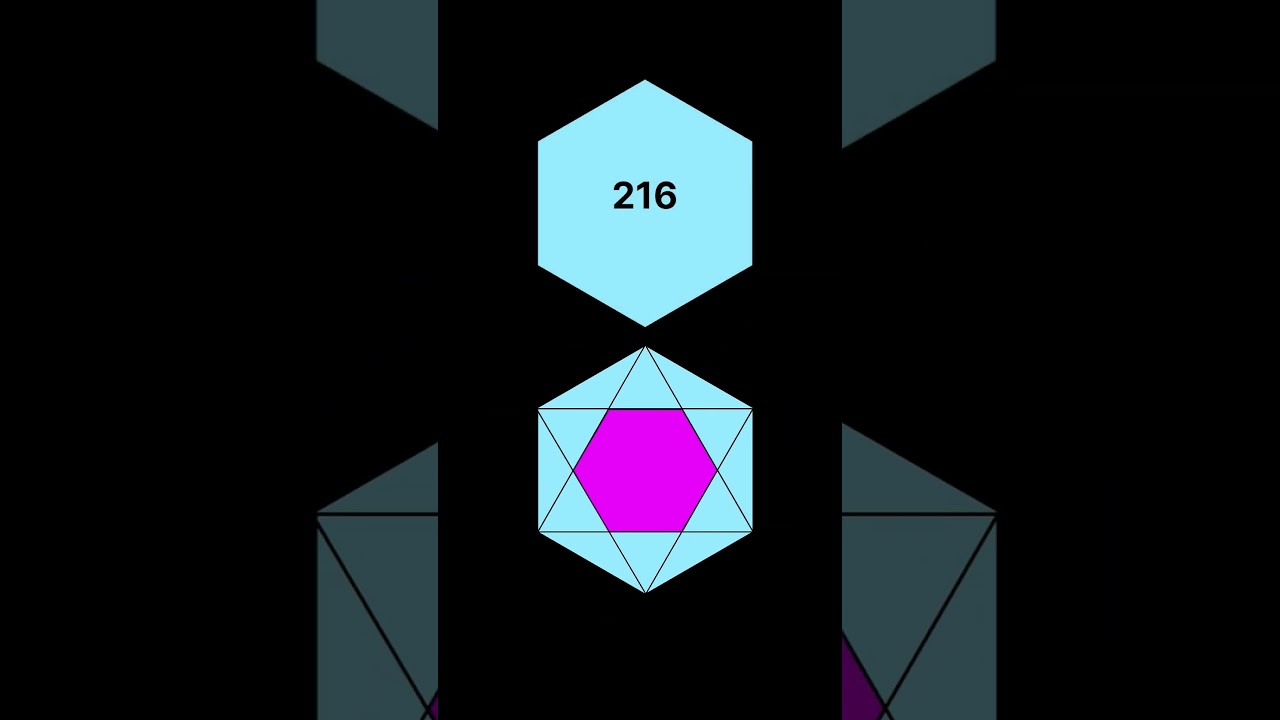 Nice Geometry Puzzle on Regular Hexagon #maths #problemsolving #ukmt