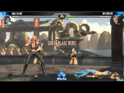 EVO 2013 - Mortal Kombat Round of 8 - GGA 16-BIT vs. My God 88