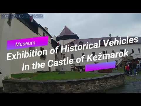 Museu em Kežmarok: Exposição de Veículos Históricos / Múzeum: Expozícia historických vozidiel