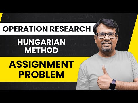 Assignment Problem | Hungarian Method | Example of Assignment Problem