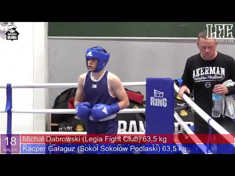 Michal Dabrowski Legia Fight Club vs Kacper Galaguz Sokol Sokolow Podlaski