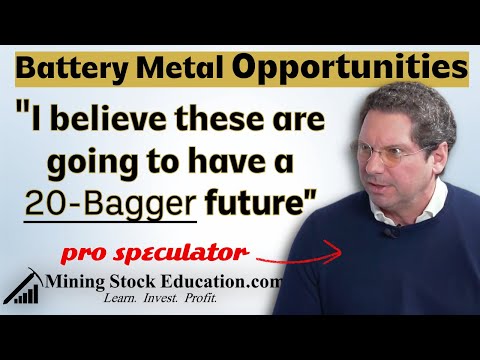 Battery Metal Opportunities with a “20-Bagger Future” explains Speculator Gianni Kovacevic