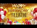 KEERTHI - Happy Birthday Keerthi