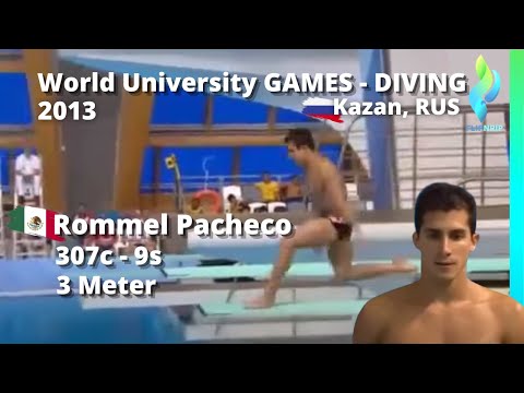 2013 Rommel Pacheco Mens 3 Meter World University Games Mexico Diving Team