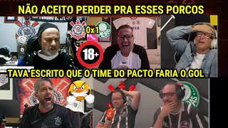 REAÇÕES dos CORINTIANOS DESCONTROLADOS PERDERAM PRO PALMEIRAS EM ITAQUERA