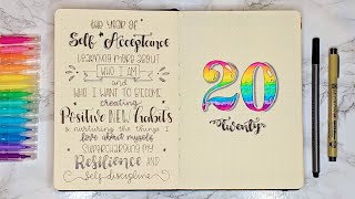 2020 Bullet Journal set up!