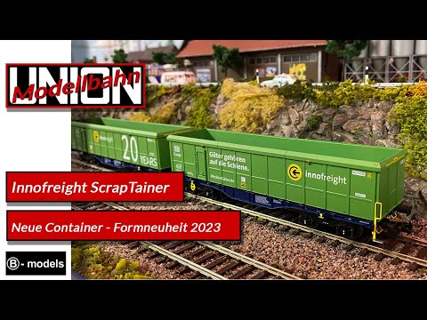 Produktpräsentation: B Models Sggrrs Innofreight ScrapTainer VTG DB - Spur H0 - 1:87