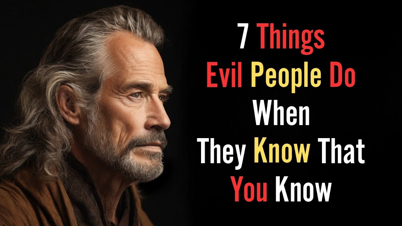 7 Things Evil People Do When They Know That You Know | Marcus Aurelius STOICISM