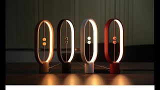 The Original Heng Balance Lamp - Magnetic Switch Led Lamp Beech Wood