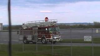 Syracuse Engine Co. 5 With Police Escort.