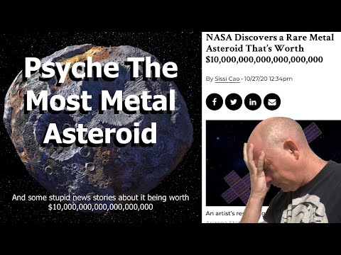 Asteroid Psyche Is The Most Metal Of Space Rocks, but not Worth $10,000,000,000,000,000,000