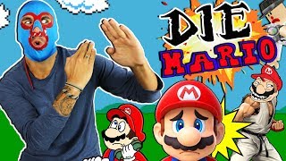 DIE MARIO! TOAD KICKED MY BUTT! MARIO vs GIANT CHICKEN! TRY NOT to DIE ALONE - MARIO STREET FIGHTER!