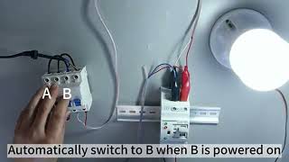 GEYA G2R Automatic Transfer Switch Din Rail ATS Dual Power Electrical