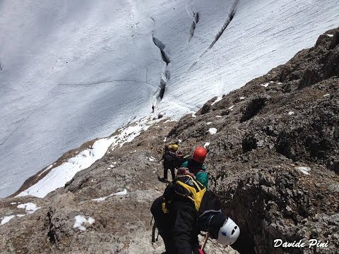 Via normale Marmolada - Punta Penia 3.343 m