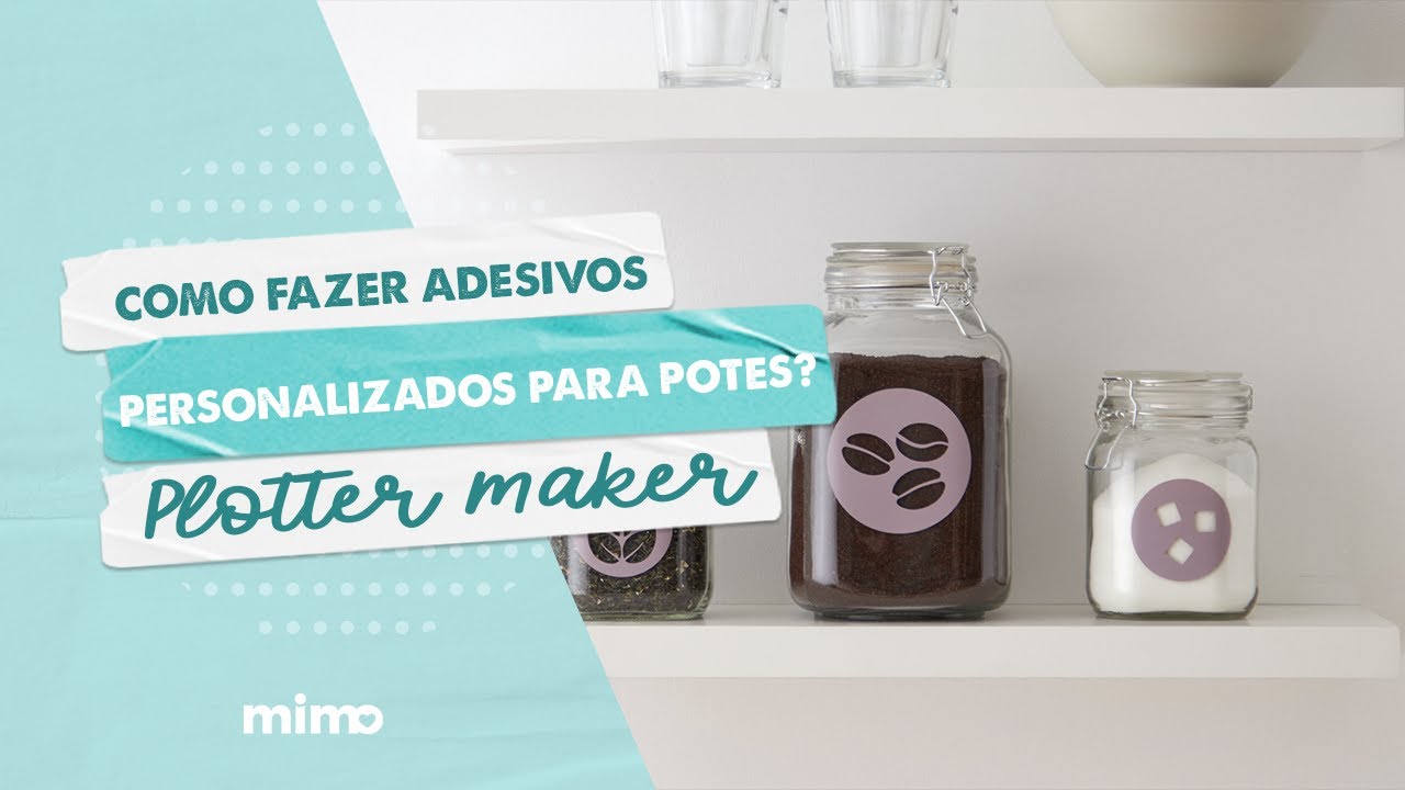 Como Fazer Adesivos Personalizados para Potes?