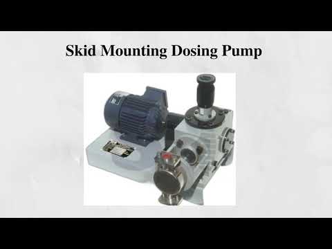 Skid mounting dosing pump (6-12462 lph)
