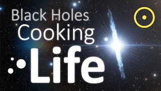 Black Hole Radiation Could Feed Alien Life