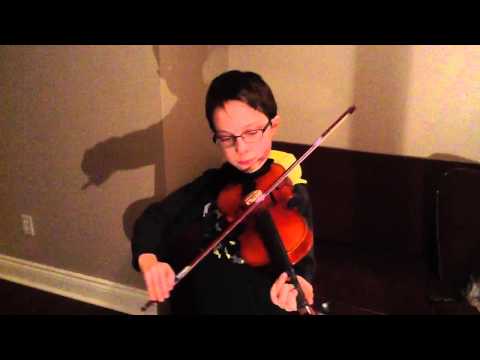 Logan Playing Fiddle