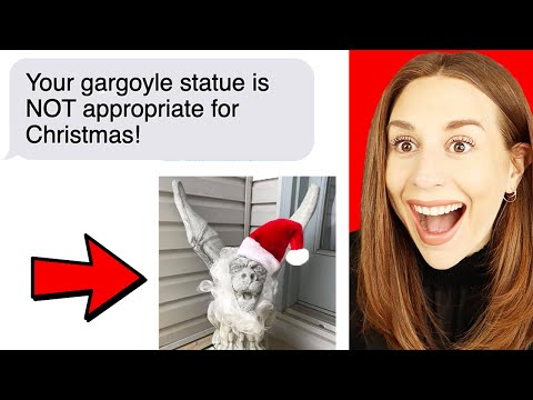 Karen Complains About Neighbour's Gargoyle, Neighbour Gets Petty Revenge - REACTION