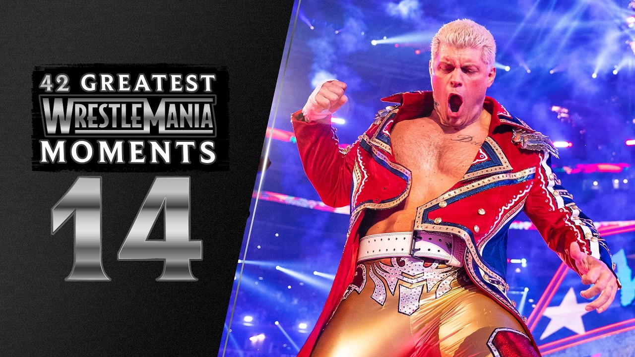 Cody Rhodes makes surprise return to WWE | WrestleMania 38: 42 Greatest WrestleMania Moments