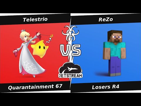 Quarantainment 67 Losers R4 - Telestrio (Rosalina) Vs ReZo (Steve) - SSBU