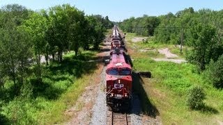 preview picture of video 'CP 8945 departing Mactier (14JUL2013)'