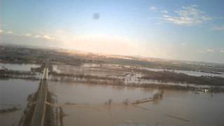 preview picture of video 'HawkSky Ebro River Flood'