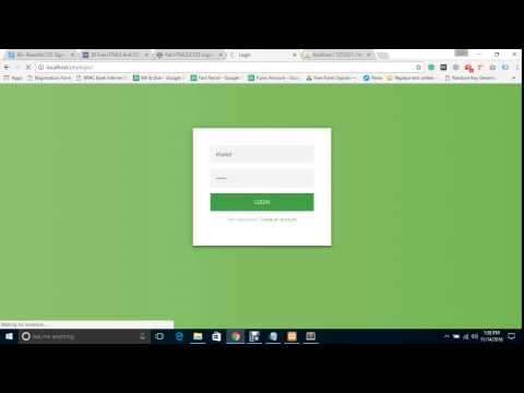PHP Programming Tutorial - Creating A Simple PHP MySQLI Login Form