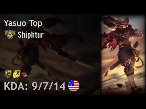 Yasuo Top vs Garen - Shiphtur - NA Challenger Patch 6.22