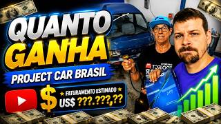 QUANTO GANHA O CANAL PROJECT CAR BRASIL  | GANHOS REAIS 2026