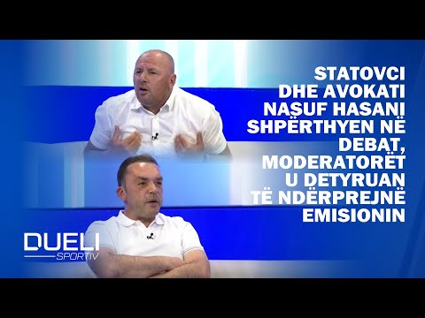 Statovci dhe avokati Nasuf Hasani shpërthyen në debat, moderatorët u detyruan të ndërprejnë...