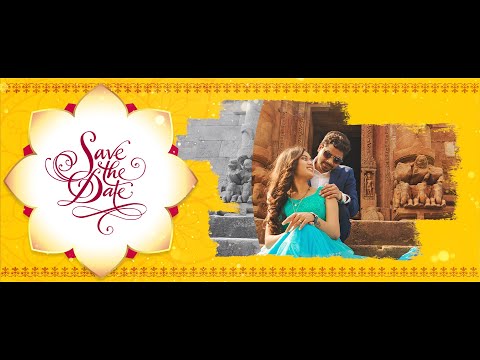 Best | Indian | Cinematic | Wedding Invitation Video | Romantic Flower | PF 29