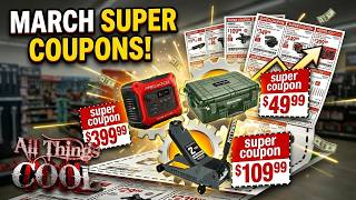 NEW Harbor Freight Super Coupons for March Just Dropped!