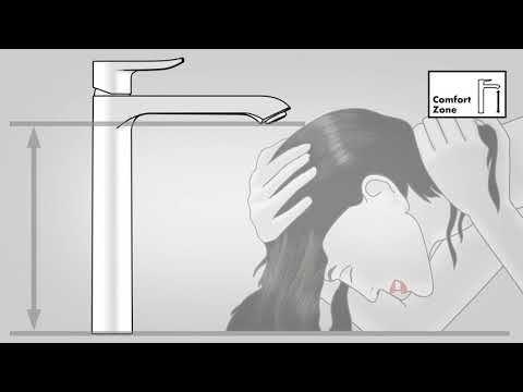 Hansgrohe Metropol - Umyvadlová baterie s výpustí Push-Open, matná bílá 32507700