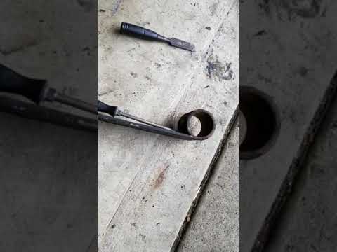 First gen camaro mono-leaf spring bushing removal