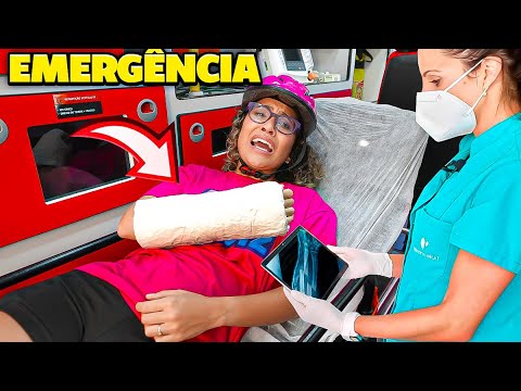 ELA QUEBROU O BRAÇO E SE MACHUCOU FEIO! - TENSO!