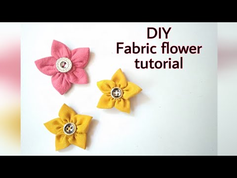 DIY Easy Fabric flower || Quarantine ideas