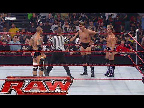 Batista & Shawn Michaels vs Chris Jericho & JBL RAW Oct 27,2008