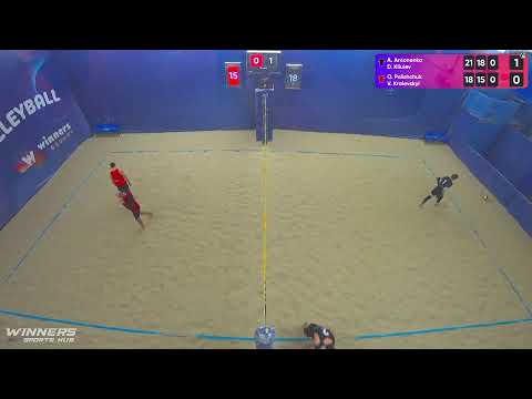 16:55 A. Antonenko / D. Kliuiev - O. Polishchuk /V. Kraievskyi 11.03.2023 | Winners Beach Volleyball