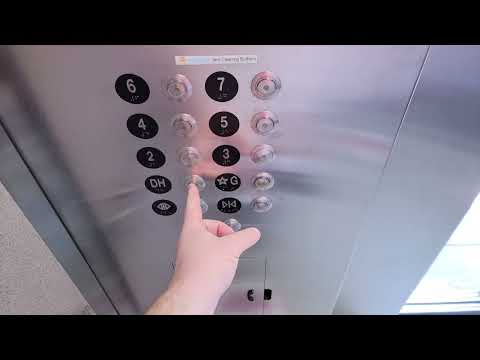 Set #1: Dover Traction Elevators Adams Street Parking Garage Downtown Phoenix, AZ w/ gluse