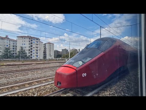 WINDOW RIDE DA MILANO CENTRALE A MONZA ETR526 005 + 011 TRENORD + riprese esterne