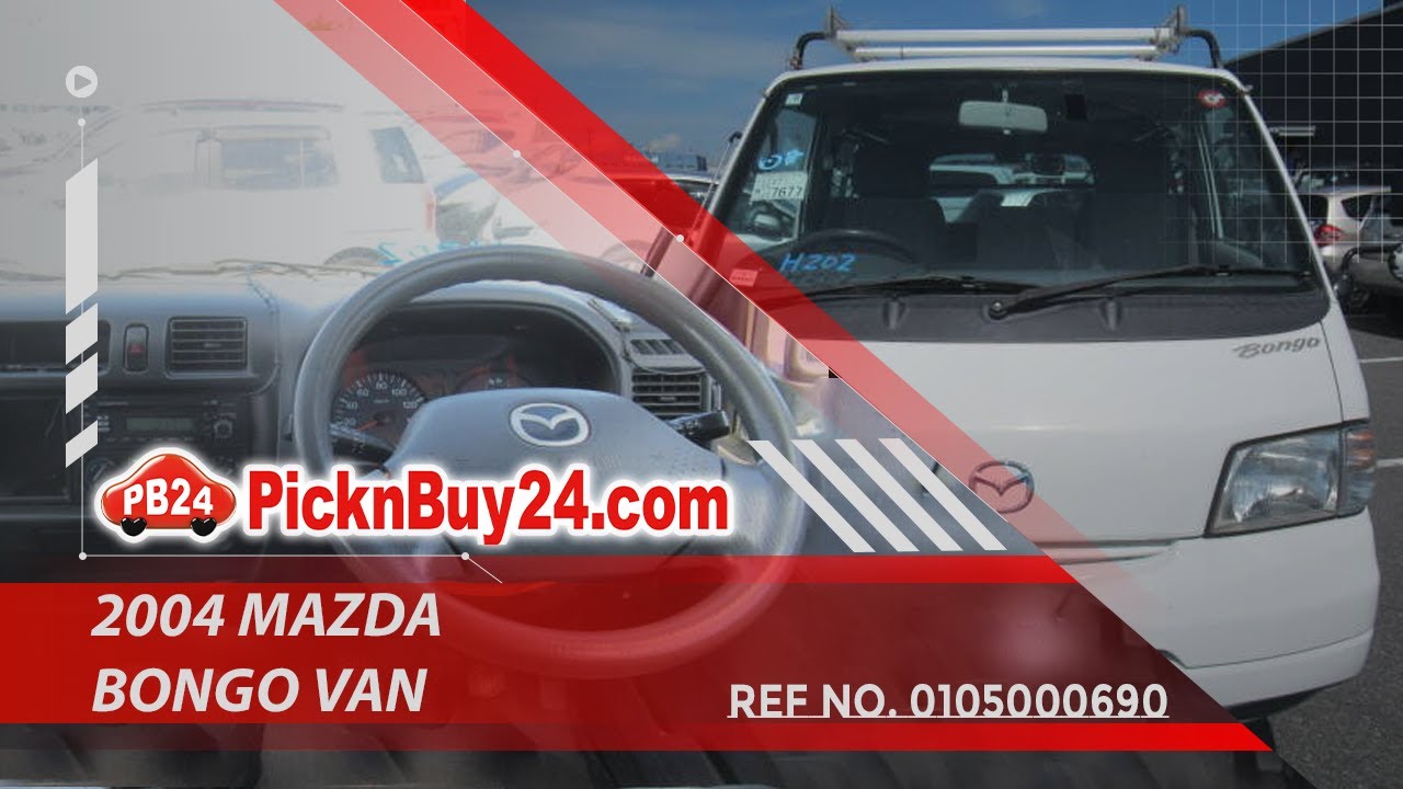 Ref No. 0105000690  2004 MAZDA BONGO VAN