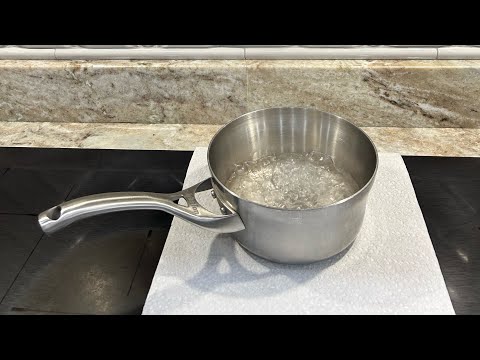 Can you boil water thru a paper towel?