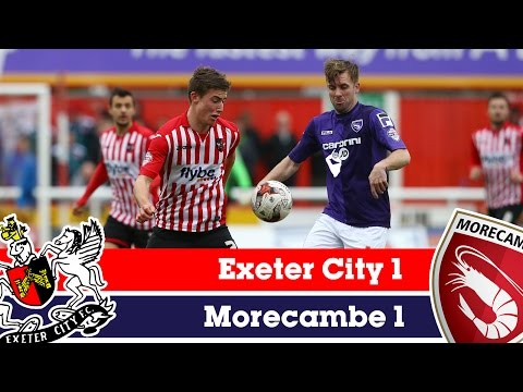 Exeter City 1-1 Morecambe (28/3/15) - Sky Bet League 2 Highlights 2014/15