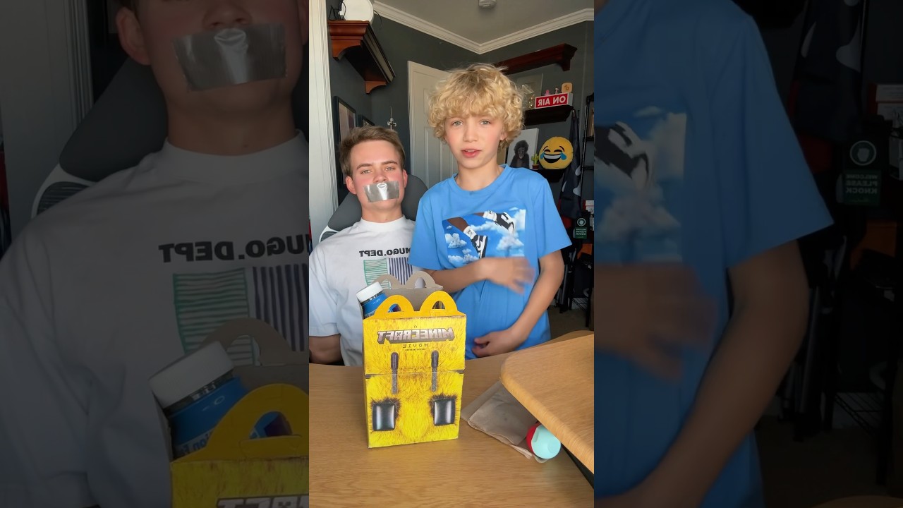 unboxing the minecraft happy meal!